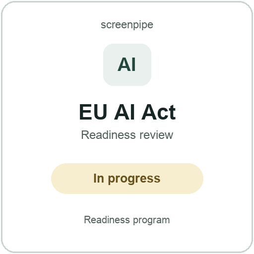 EU AI Act readiness badge