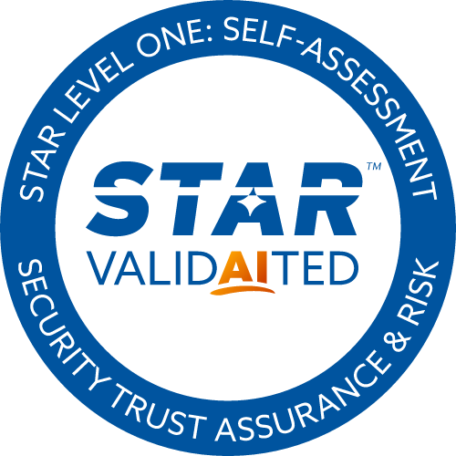 CSA STAR Level 1 badge